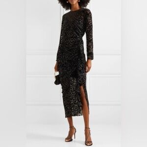 NWOT Veronica Beard Lala Burnout Velvet Dress
